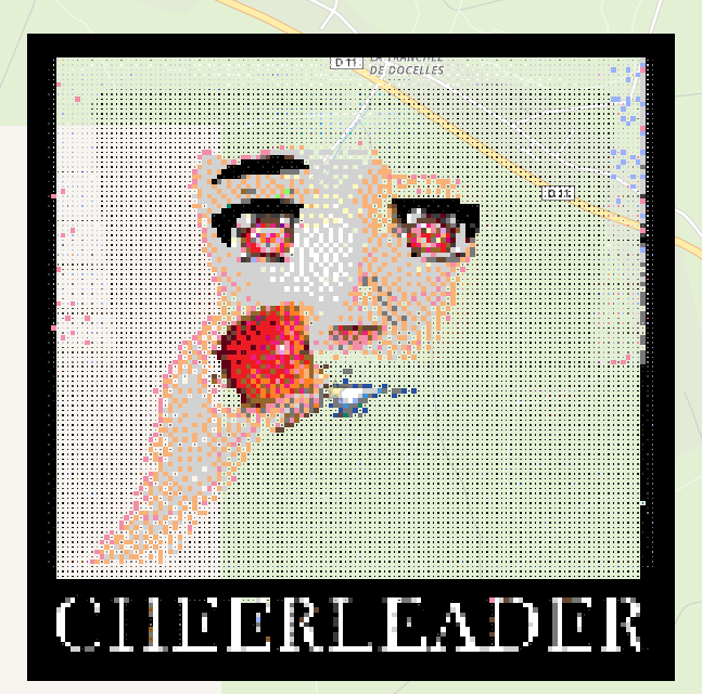 Screenshot of BlueMarble plugin, in WPlace